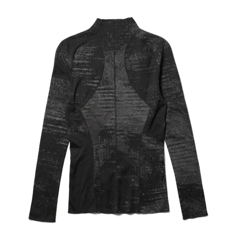 JULIUS 917KNM3 Bk Noise / Digital Noise Skinny Top