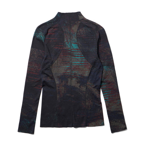 JULIUS 917KNM3 Noise / Digital Noise Skinny Top