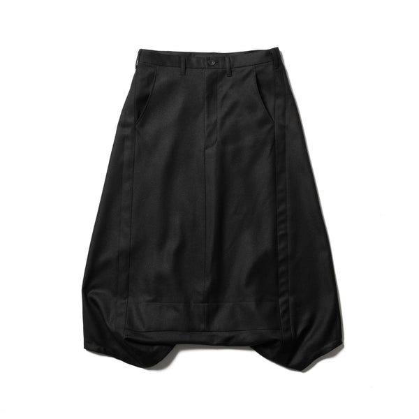 JULIUS 917PAM10 Black / Drop Clotch Trousers