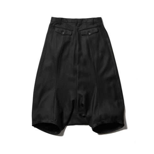 JULIUS 917PAM10 Black / Drop Clotch Trousers