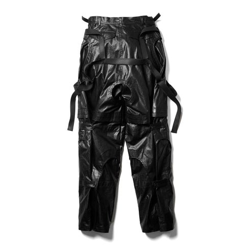 JULIUS 917PAM17 Black / Mechanical Pants