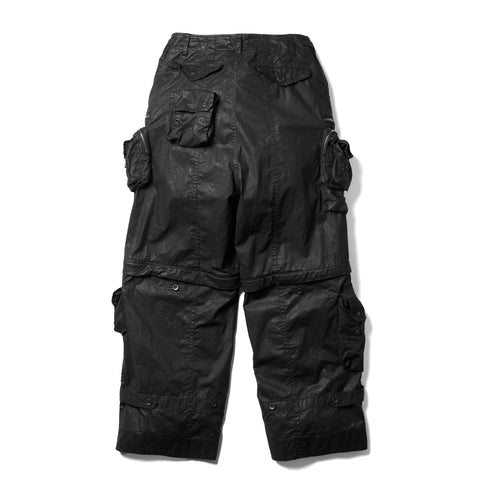 JULIUS 917PAM11 Black / Neo Tactical Wide Pants