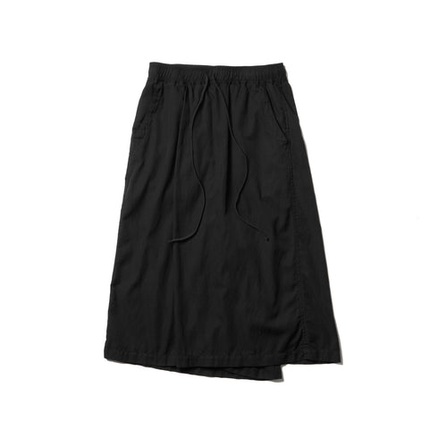 JULIUS 917PAM19 Black / Over Wrapping Pants