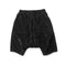 JULIUS 917PAM25 Black / Drop Crotch Short Pants