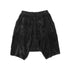 JULIUS 917PAM25 Black / Drop Crotch Short Pants