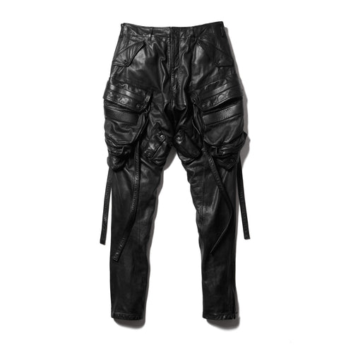 JULIUS 917PAM3 Black / Gas Mask Jodhpurs Pants