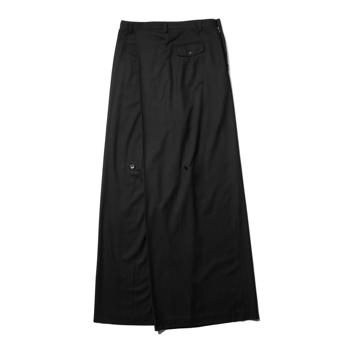 Over Wrapping Trousers Black 917PAM4 – JULIUS OFFICIAL STORE