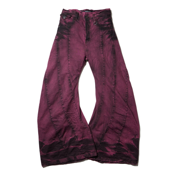 JULIUS 917PAM13-CP Azalea / Bending Tuba Pants