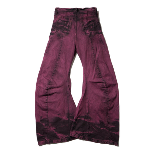 JULIUS 917PAM13-CP Azalea / Bending Tuba Pants