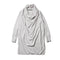 JULIUS 917SHM2 Plaster / Cowl Neck Shirt