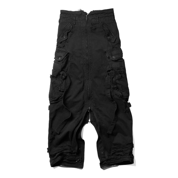 JULIUS 917SKU1 Black / Gas Mask Raver Skirt