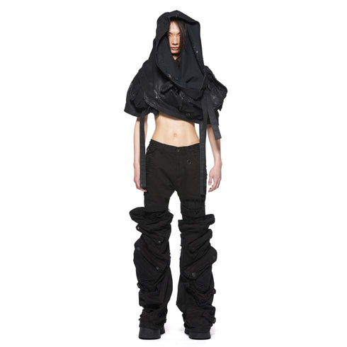 JULIUS 917SKU1-C Black / Gas Mask Raver Skirt