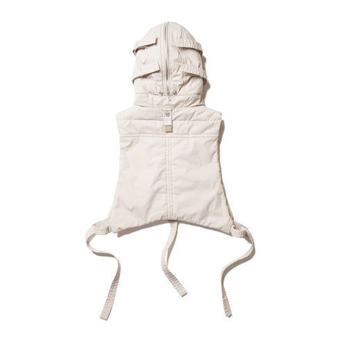 JULIUS 917STU2 Plaster / Hooded Gauna Vest