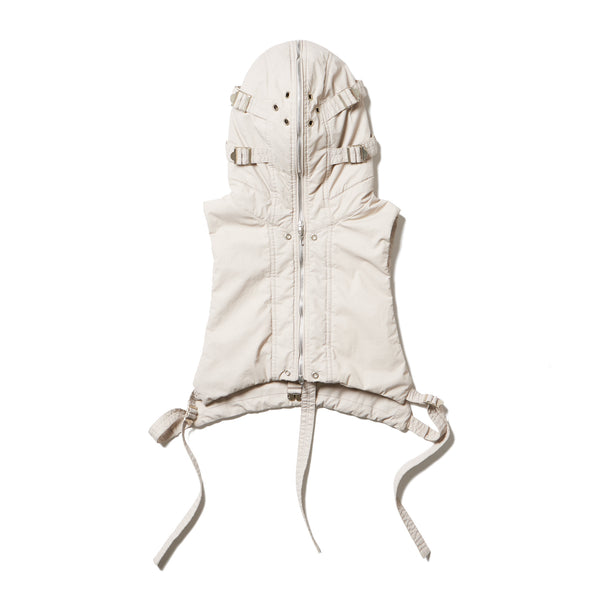 JULIUS 917STU2 Plaster / Hooded Gauna Vest