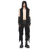 JULIUS 917STU5 Black / Rectangle Long Vest