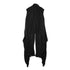 JULIUS 917STU5 Black / Rectangle Long Vest