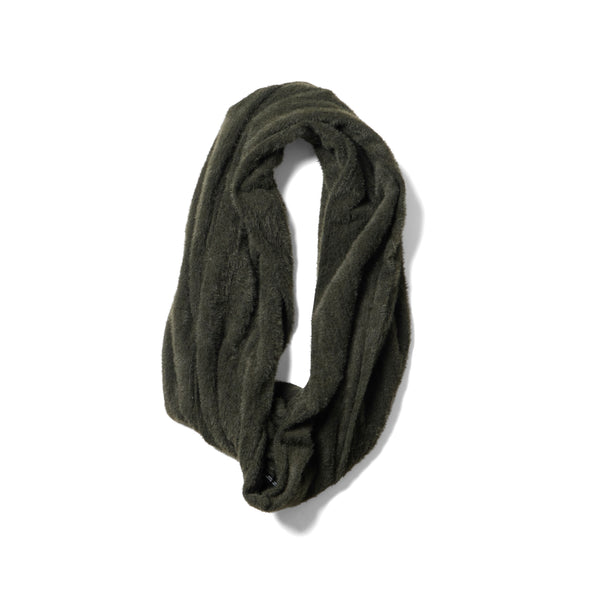 JULIUS 917STU6 Dark Khaki / Layerd Hoop Stole
