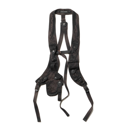 JULIUS 917VEM1-BW Dark Brown / Holster Vest