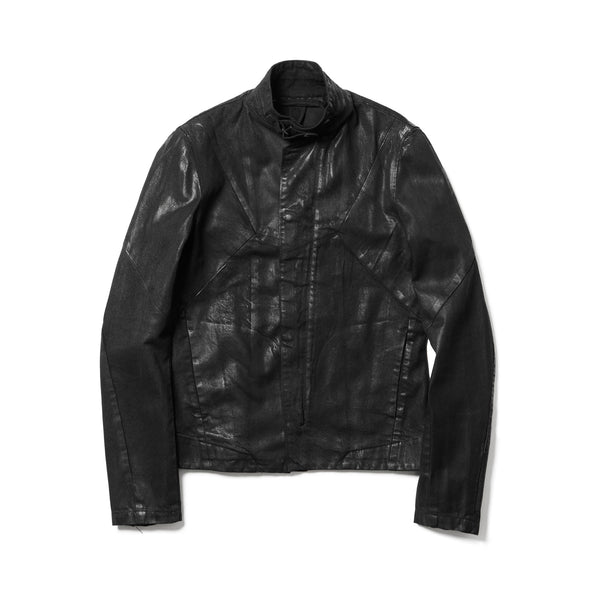 JULIUS 927BLM3-C Black / Coated Prism Biker Jacket