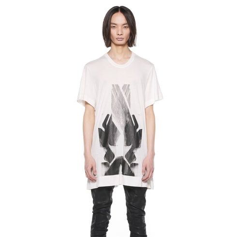 JULIUS 927CPM1 Off White / Numinous Print Flare Top