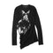 JULIUS 927CPM2 Black / Numinous Print Cueved Top