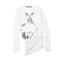 JULIUS 927CPM2 Off White / Numinous Print Cueved Top