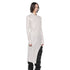 JULIUS 927CUM4 Light Plaster / Arched Long Hem High Neck Top