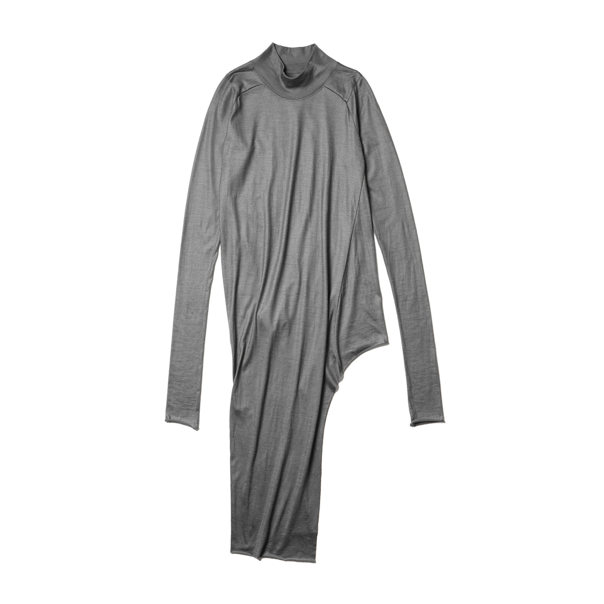 Arched Long Hem High Neck Top Gray 927CUM4 – JULIUS OFFICIAL STORE