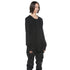 JULIUS 927KNM1 Black / Dimensional Knit Top