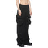 JULIUS 927PAM11 Black / Gasmask Wide Pants