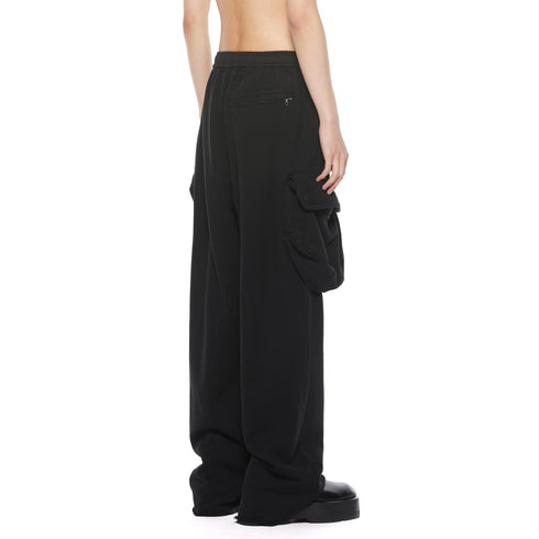 JULIUS 927PAM11 Black / Gasmask Wide Pants