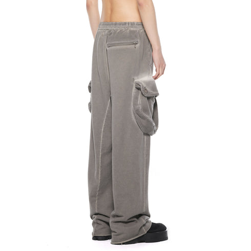 JULIUS 927PAM11 Cement / Gasmask Wide Pants