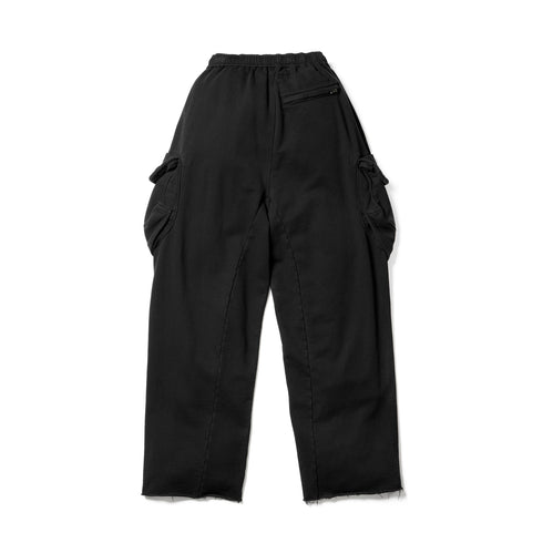 JULIUS 927PAM11 Black / Gasmask Wide Pants