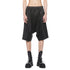 JULIUS 927PAM6 Black / Drop Crotch Short Pants