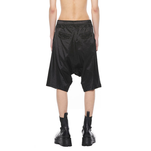 JULIUS 927PAM6 Black / Drop Crotch Short Pants