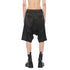 JULIUS 927PAM6 Black / Drop Crotch Short Pants