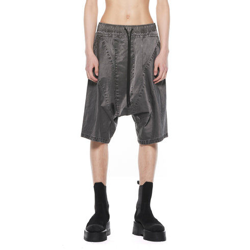 JULIUS 927PAM6-G Ash Gray / Drop Crotch Short Pants