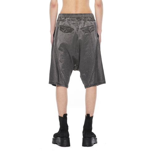 JULIUS 927PAM6-G Ash Gray / Drop Crotch Short Pants