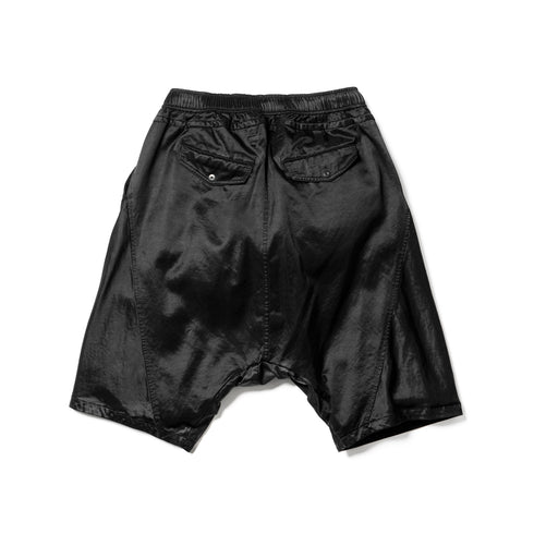 JULIUS 927PAM6 Black / Drop Crotch Short Pants