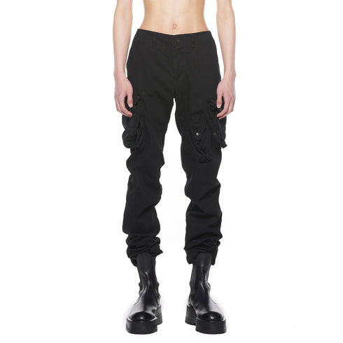 JULIUS 927PAM7 Black / Gasmask Skinny Pants