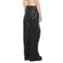 JULIUS 927PAM8-C Black / Coated Destroy Baggy Pants