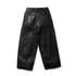 JULIUS 927PAM8-C Black / Coated Destroy Baggy Pants