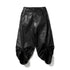 JULIUS 927PAM8-C Black / Coated Destroy Baggy Pants