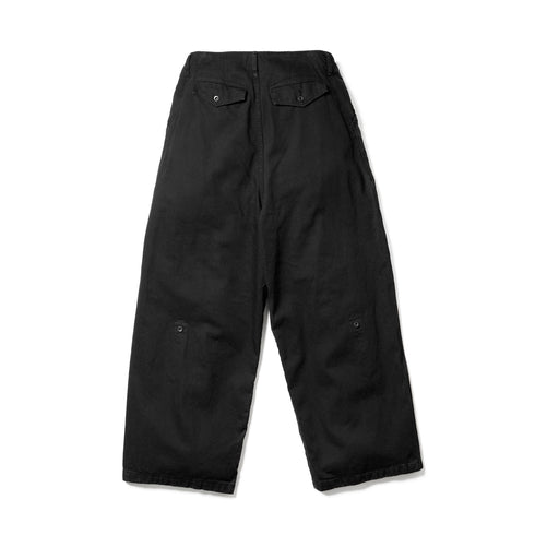 JULIUS 927PAM8 Black / Destroy Baggy Pants