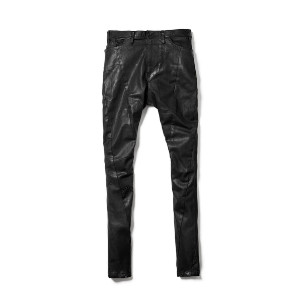 JULIUS 927PAM9-C Black / Coated Gazelle Skinny Pants