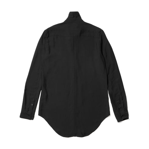 JULIUS 927SHM1 Black / High Neck Shirt