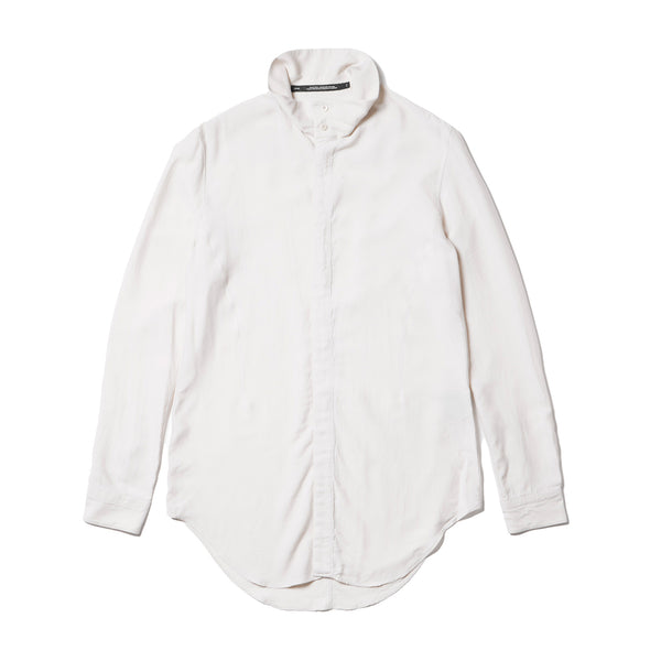 JULIUS 927SHM1 Light Plaster / High Neck Shirt