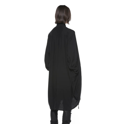 JULIUS 927SHM2 Black / Shirring Shirt