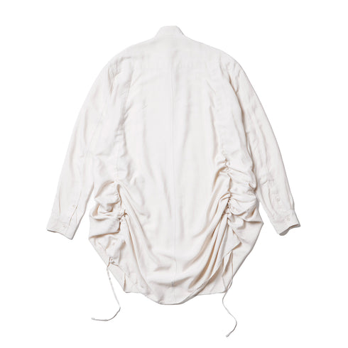 JULIUS 927SHM2 Light Plaster / Shirring Shirt