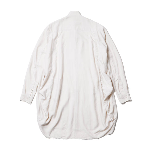 JULIUS 927SHM2 Light Plaster / Shirring Shirt